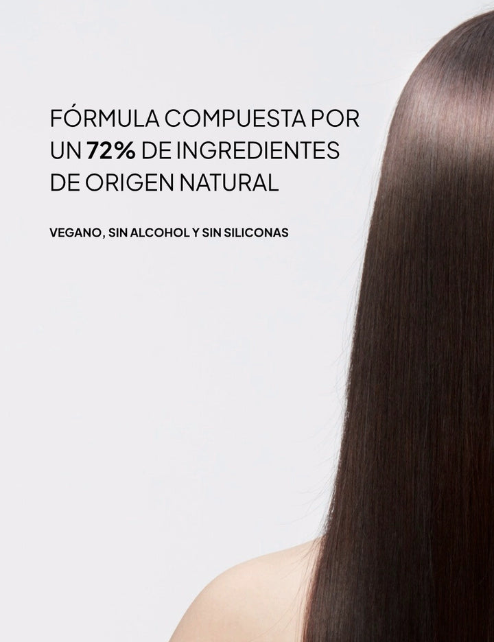 Solar Protect SPF50+ contiene una fórmula compuesta por un 72% de ingredientes de origen natural. Es vegano, sin alcohol y sin siliconas