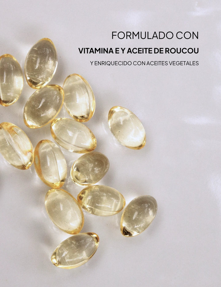 Sun Secure Eau Solaire SPF50+ 100ml está formulado con vitamina E y Aceite de Roucou