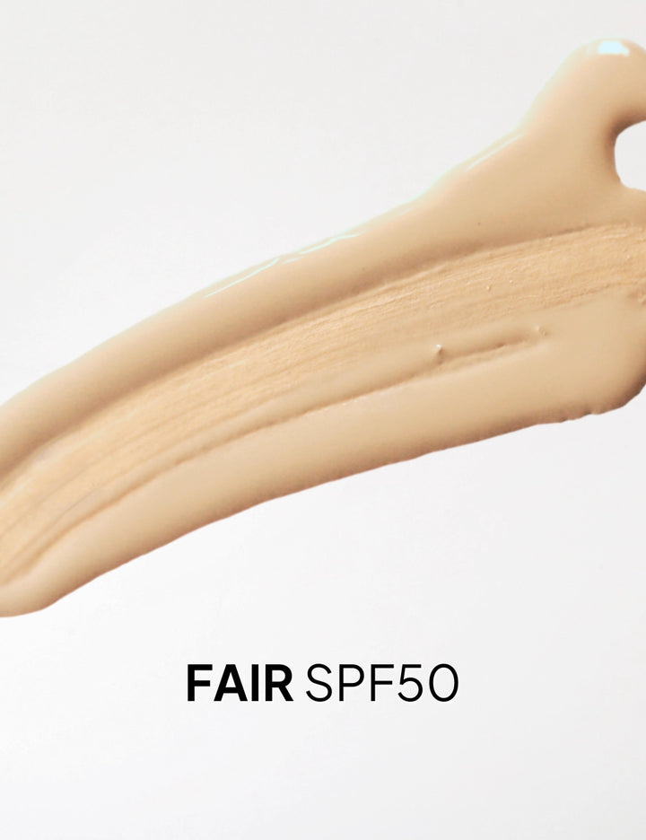 Muestra del tono Fair del protector solar Colorescience Sunforgettable Total Protection Flex SPF50
